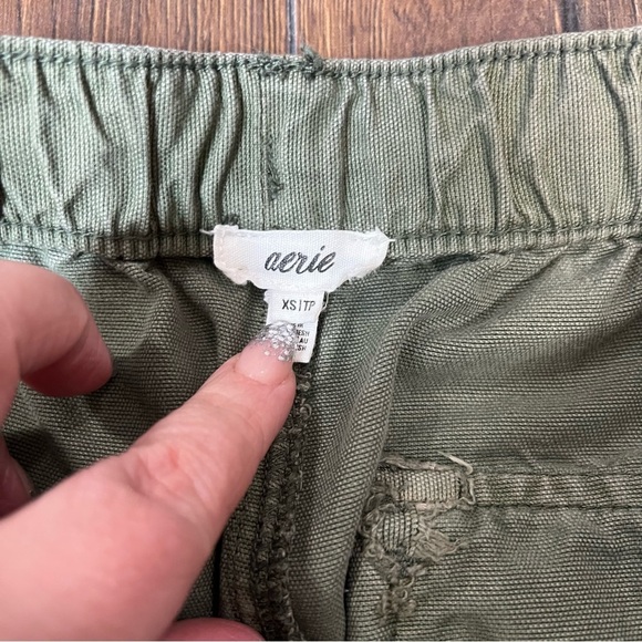 Aerie Olive Green drawstring Jogger Pants SZ XS - Picture 4 of 5